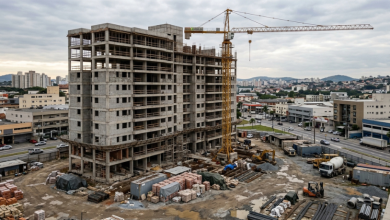 Construção civil desacelera no Brasil em 2026: o que o recuo do PIB muda para arquitetos e compradores de imóveis